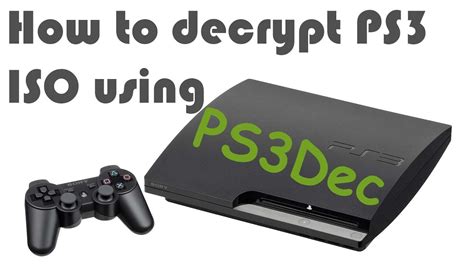 ps3dec from romhacking|How to decrypt your PS3 Game (Windows) : r/ps3piracy .